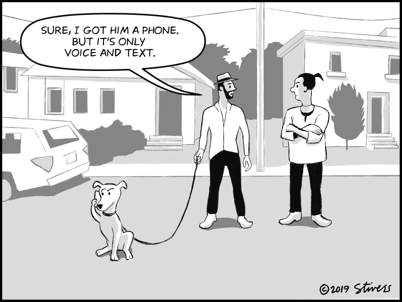 Phone for the dog